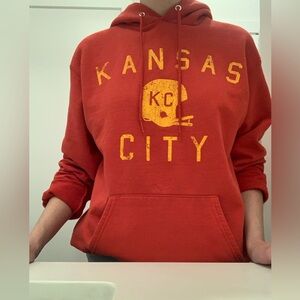 Vintage Kansas City Football Hoodie unisex